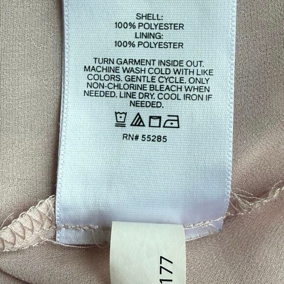 Express Lined Pink Ruffle Blouse Womens M Flutter Sleeve Feminine Coquette Top - Picture 9 of 16